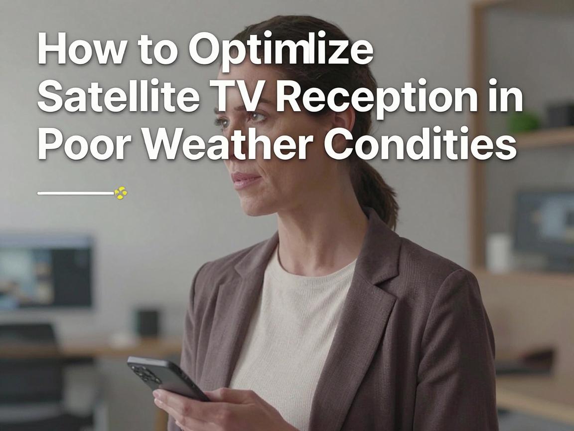 How to Optimize Satellite TV Reception in Poor Weather Conditions