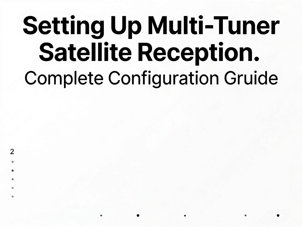 Setting Up Multi-Tuner Satellite Reception: Complete Configuration Guide