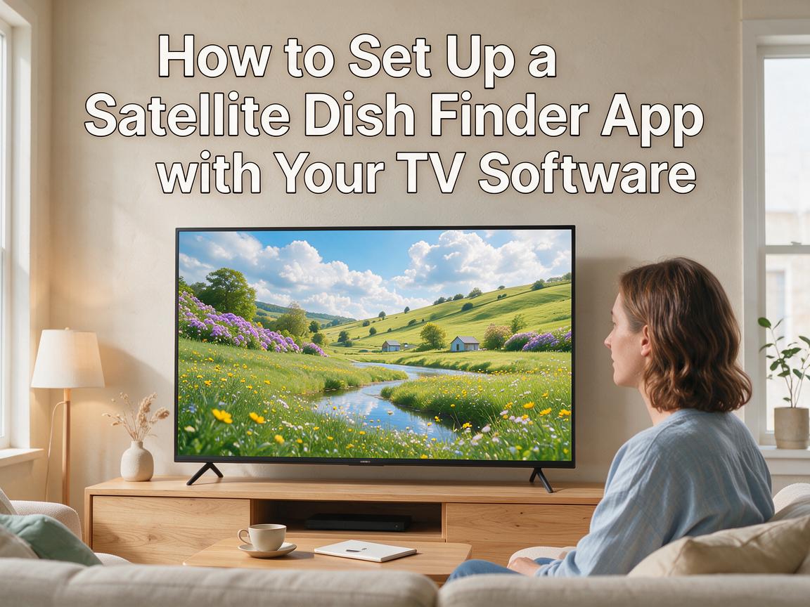 How to Set Up a Satellite Dish Finder App with Your TV Software