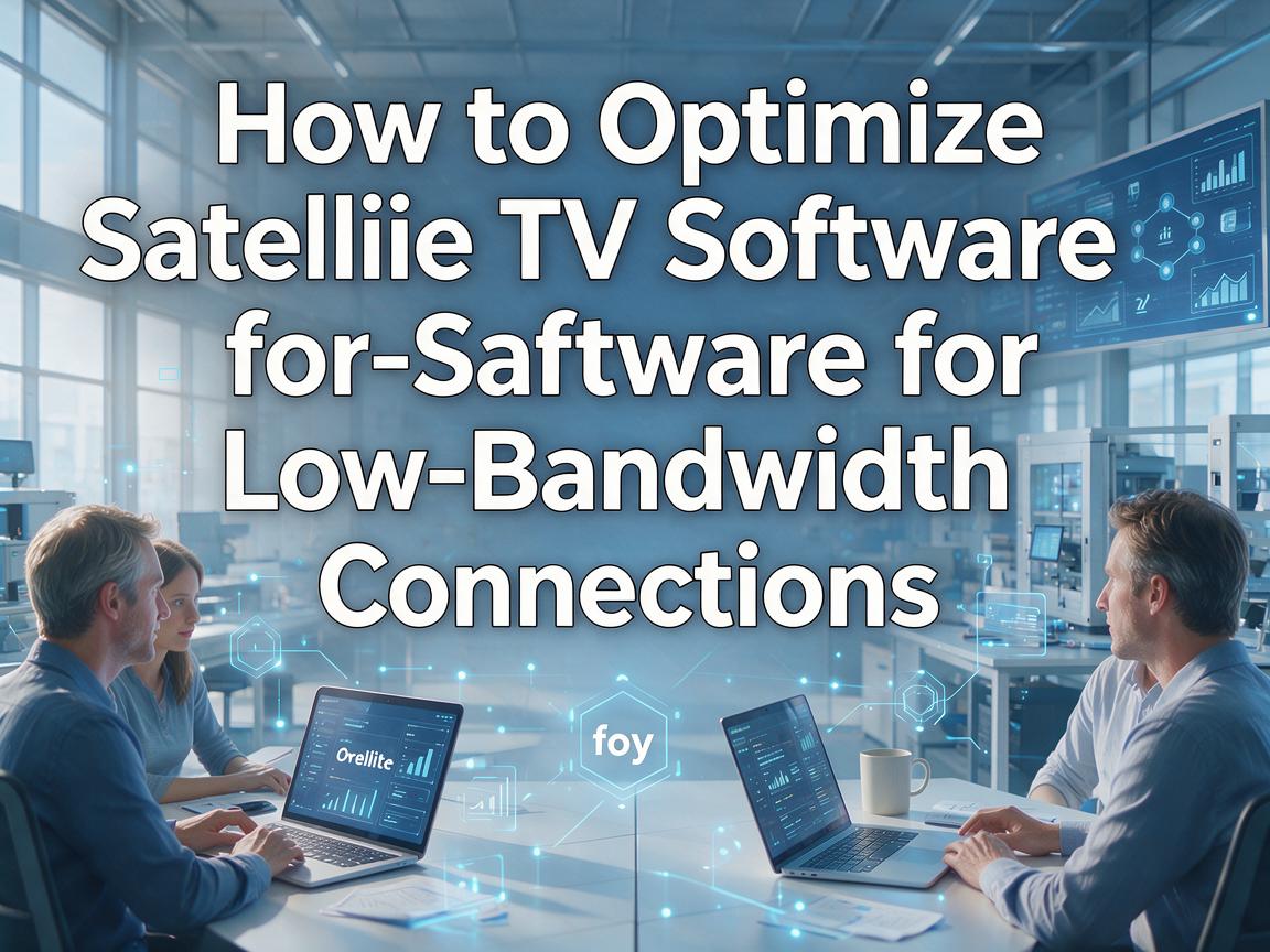 How to Optimize Satellite TV Software for Low-Bandwidth Connections