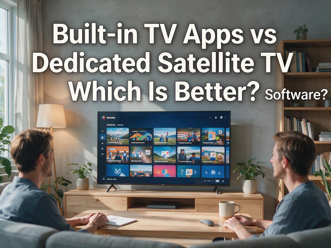 Built-in TV Apps vs Dedicated Satellite TV Software: Which Is Better?