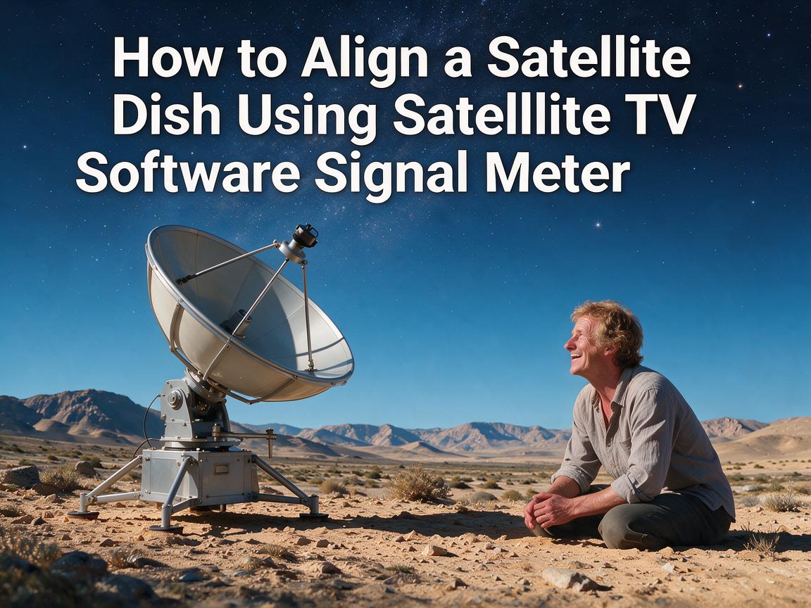 How to Align a Satellite Dish Using Satellite TV Software Signal Meter