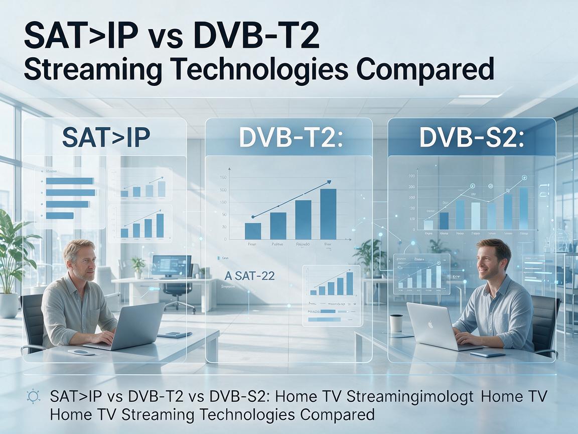 SAT>IP vs DVB-T2 vs DVB-S2: Home TV Streaming Technologies Compared
