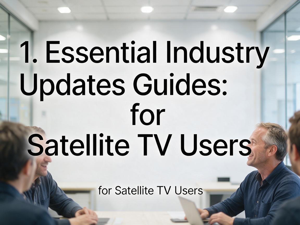 1. Essential Industry Updates Guide for Satellite TV Users
