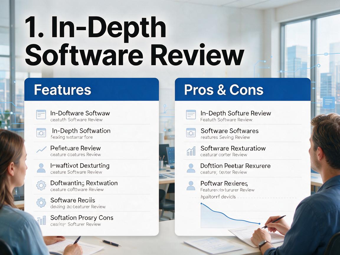 1. In-Depth Software Review: Features, Pros & Cons