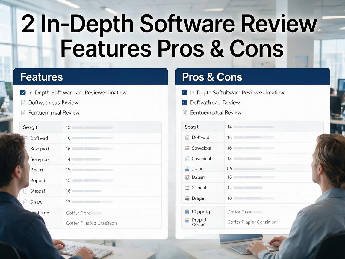 2. In-Depth Software Review: Features, Pros & Cons