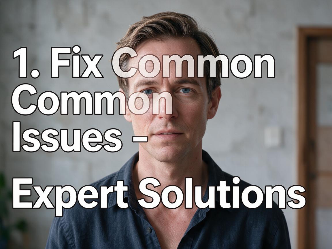 1. Fix Common Issues - Expert Solutions