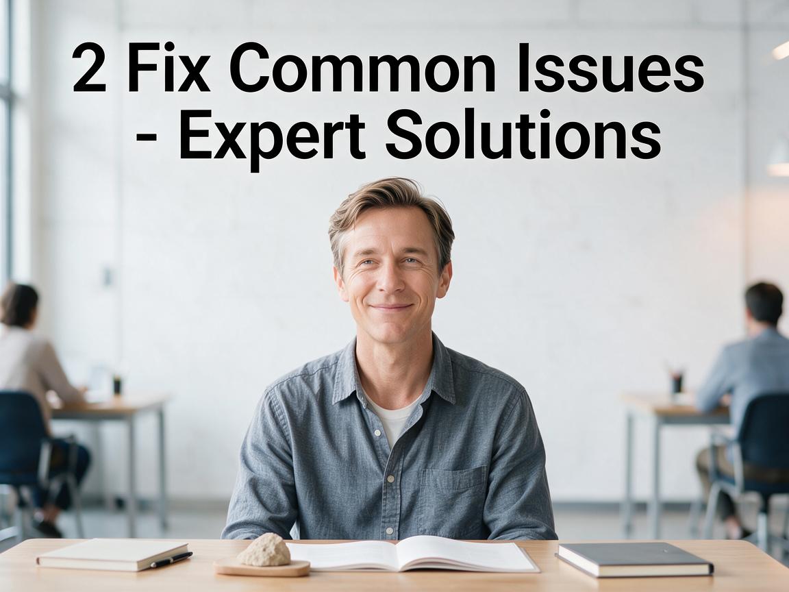 2. Fix Common Issues - Expert Solutions