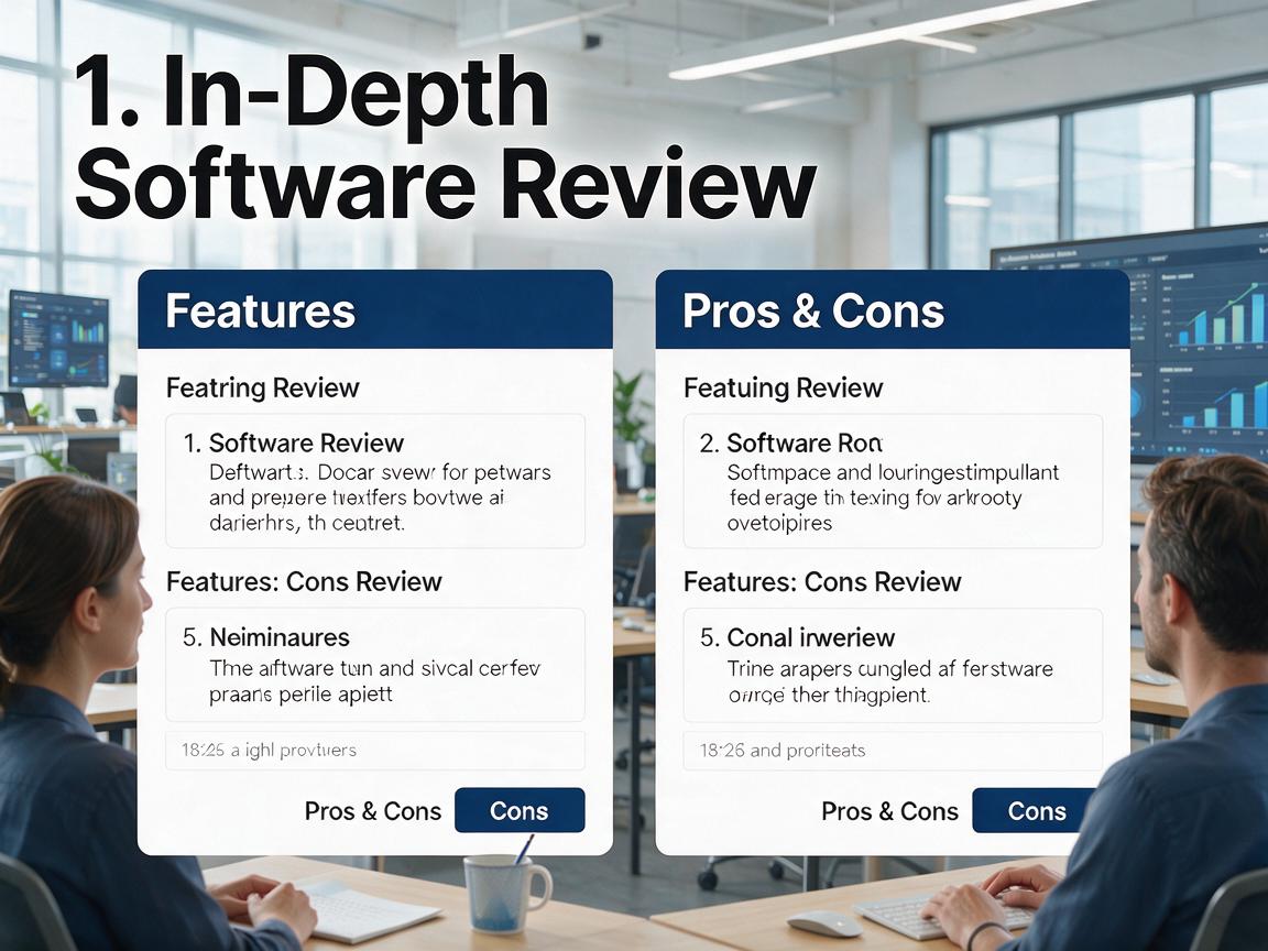 1. In-Depth Software Review: Features, Pros & Cons