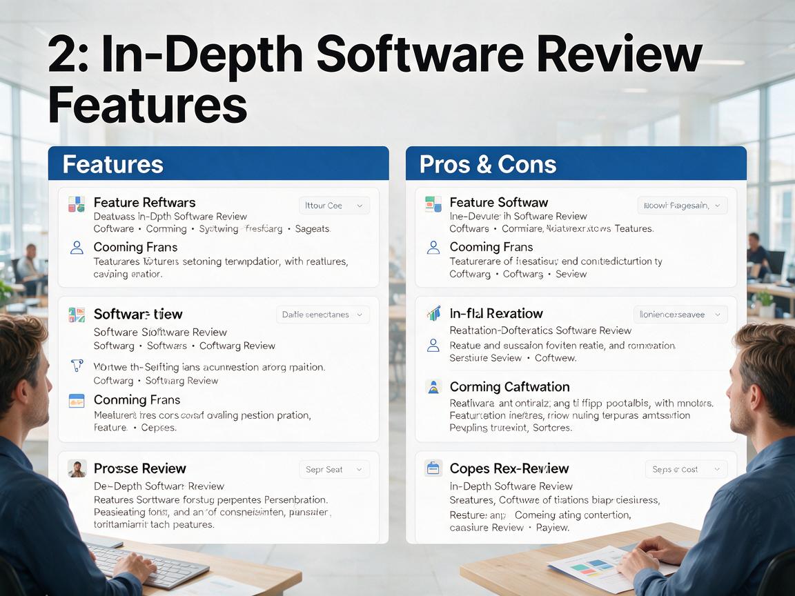 2. In-Depth Software Review: Features, Pros & Cons