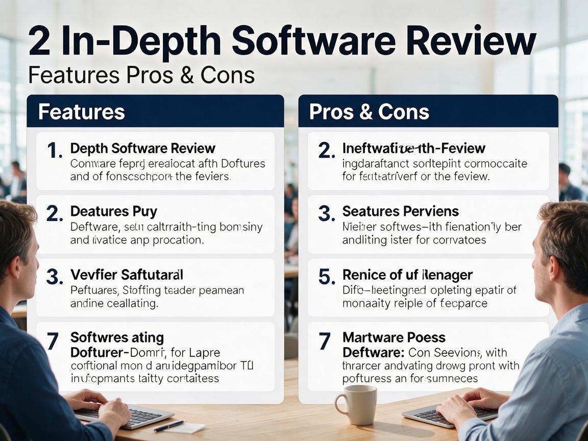 2. In-Depth Software Review: Features, Pros & Cons