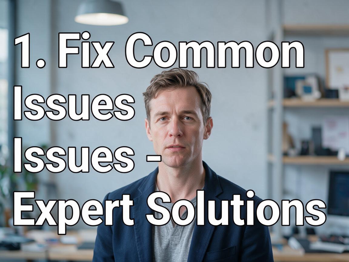 1. Fix Common Issues - Expert Solutions