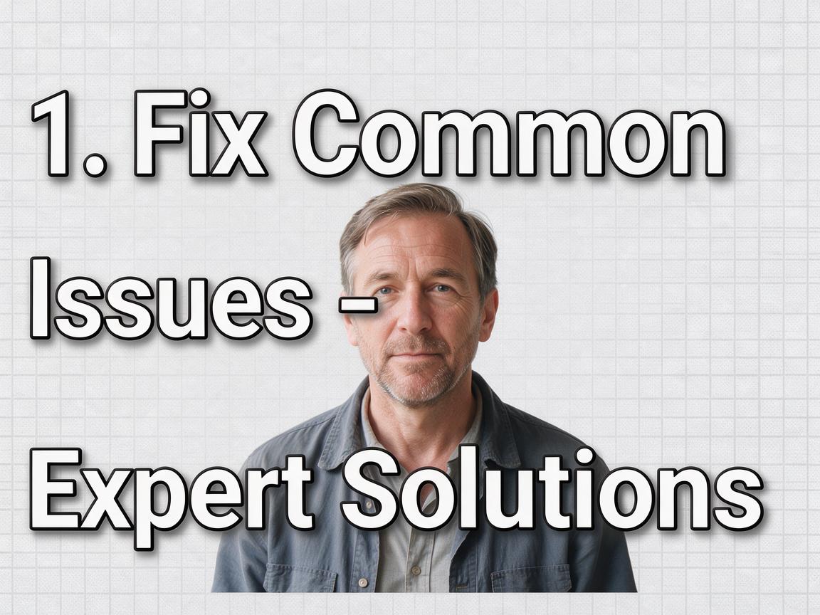 1. Fix Common Issues - Expert Solutions
