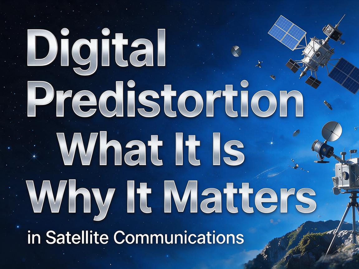 Digital Predistortion: What It Is and Why It Matters in Satellite Communications