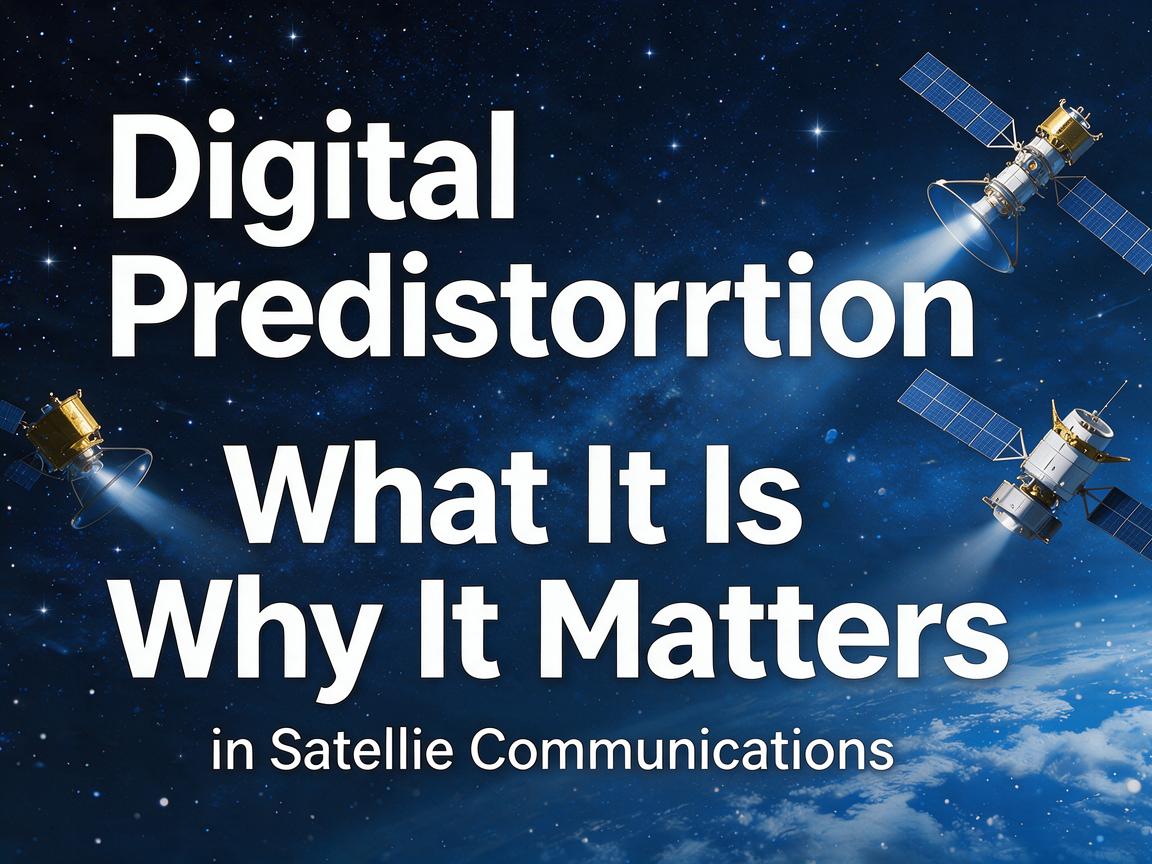 Digital Predistortion: What It Is and Why It Matters in Satellite Communications