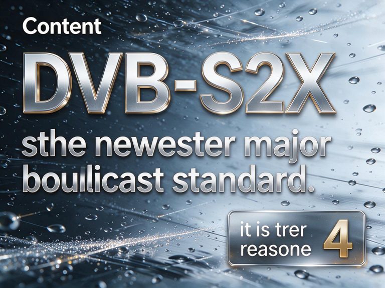 DVB-S2X: The Next Generation of Satellite Broadcasting