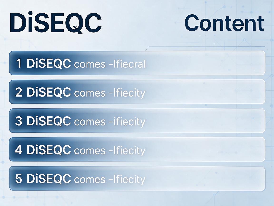 DiSEqC 1.0, 1.1, 1.2 and 1.3: Which Switch Do You Actually Need?