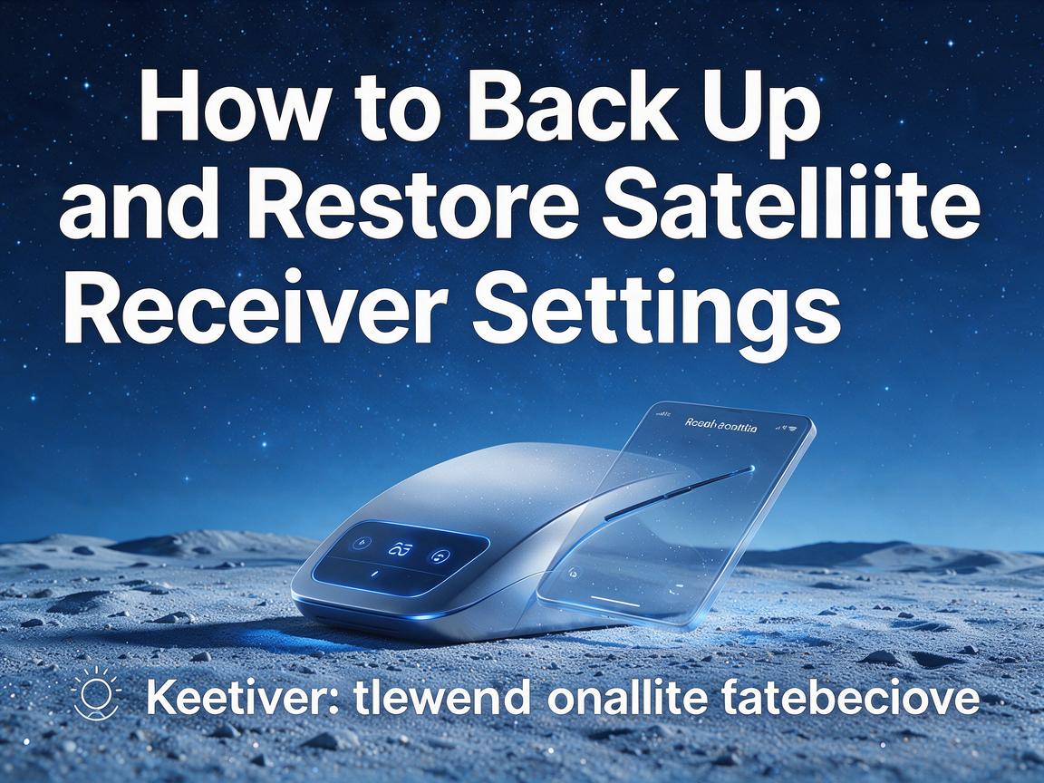 How to Back Up and Restore Satellite Receiver Settings