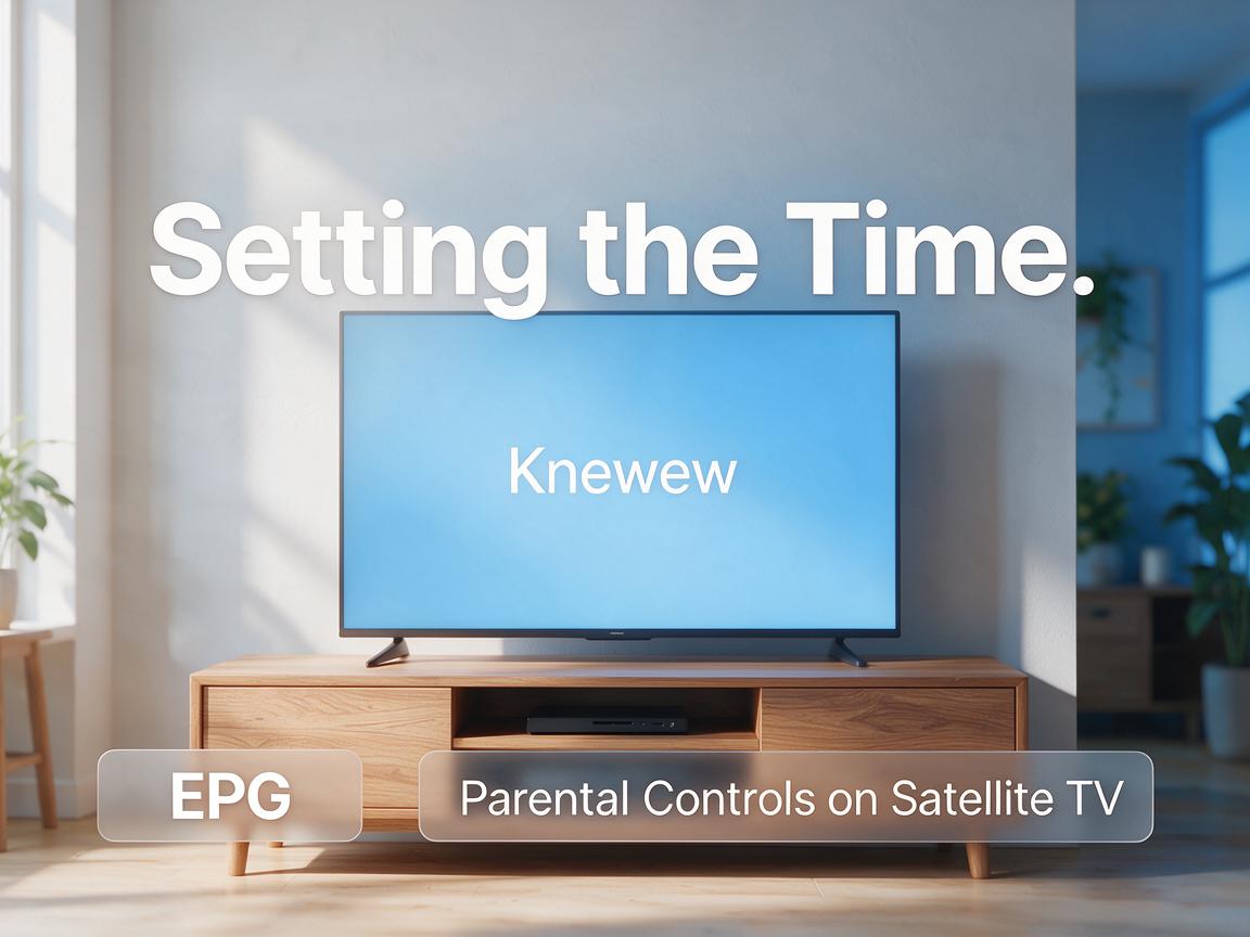 Setting the Time, EPG and Parental Controls on Satellite TV
