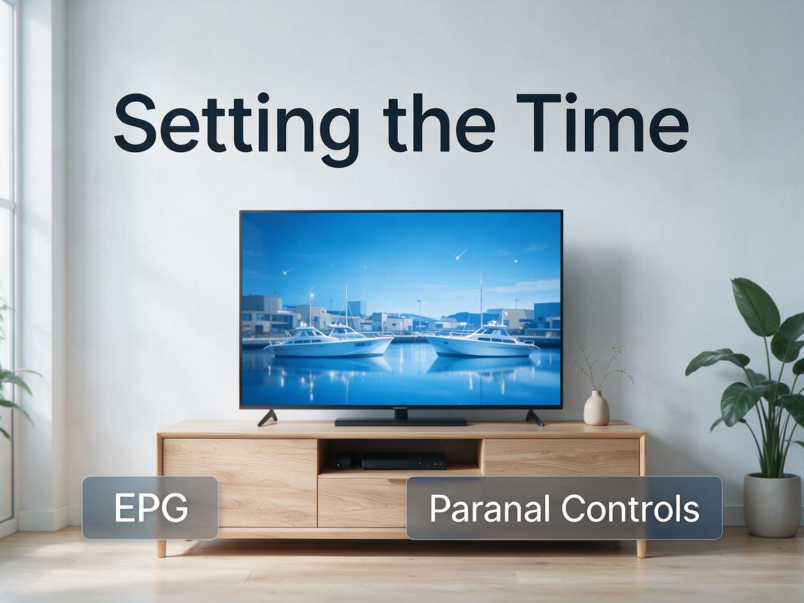 Setting the Time, EPG and Parental Controls on Satellite TV