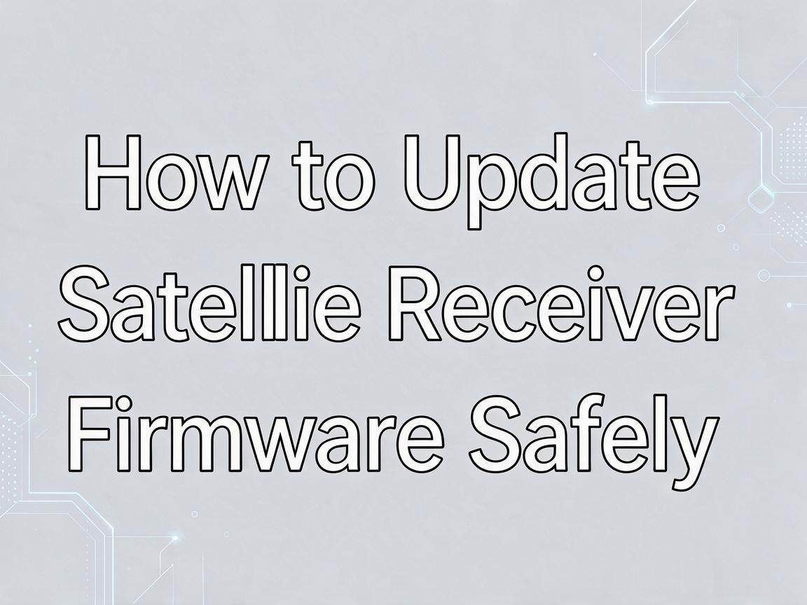 How to Update Satellite Receiver Firmware Safely
