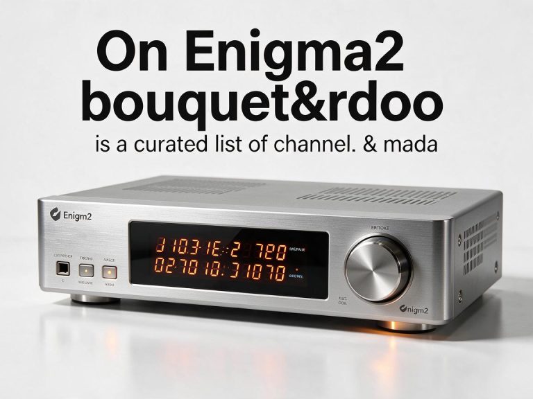 Managing a Bouquet List on an Enigma2 Box