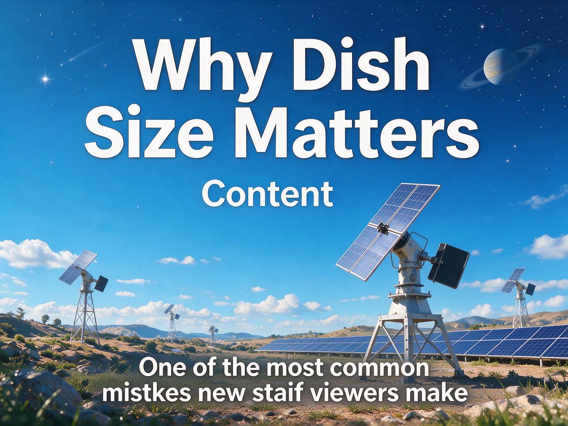 Choosing the Right Satellite Dish Size for Your Location
