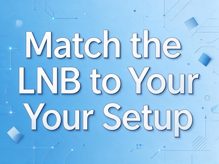 How to Choose the Right LNB for Your Satellite System