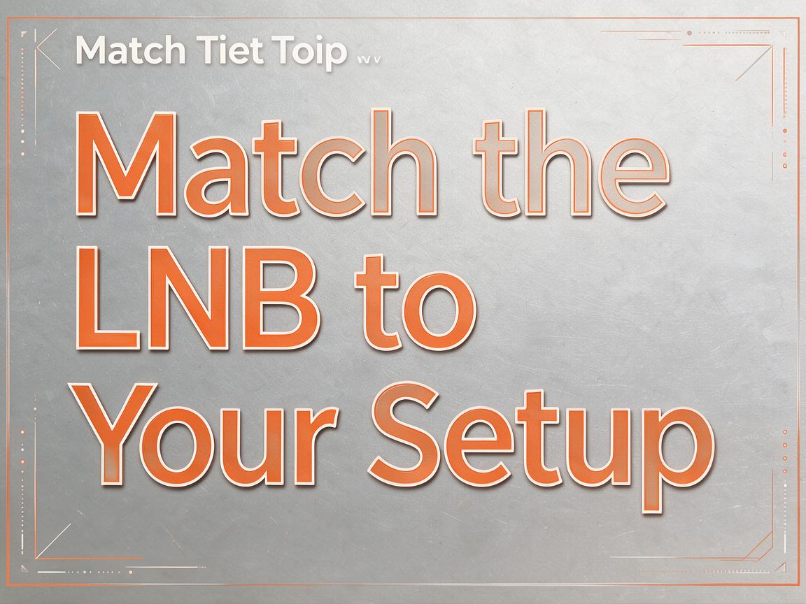 How to Choose the Right LNB for Your Satellite System